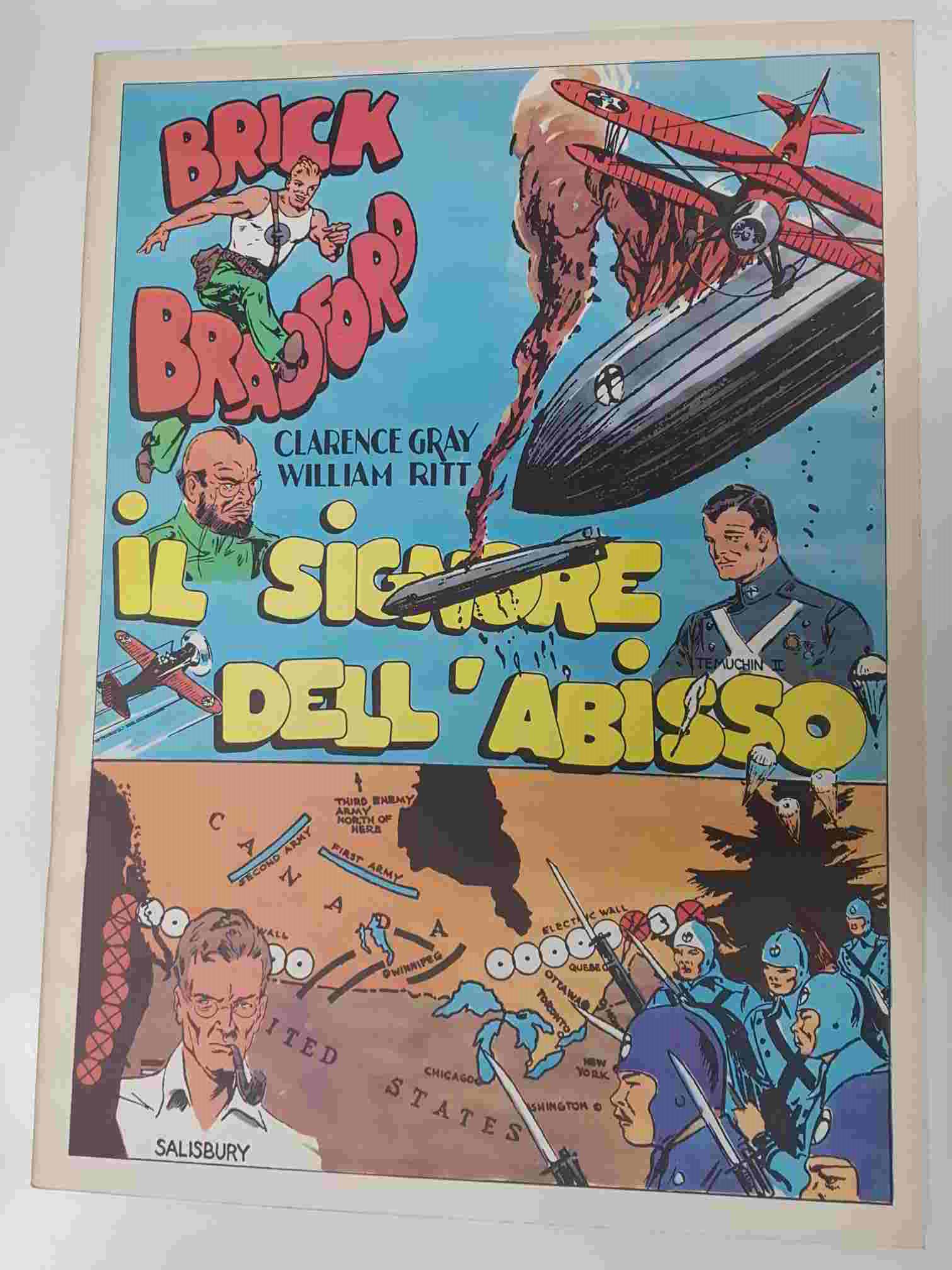 Comic serie Brick Bradford: vol. 1, 1974. Idioma: italiano - il signore dell abisso