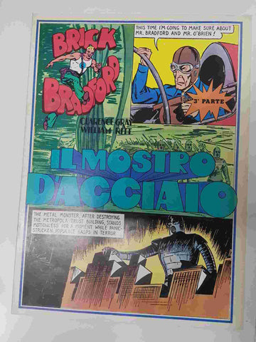 Comic serie Brick Bradford: vol. 10, 1975. Idioma: italiano - il mostro dacciaio parte 3