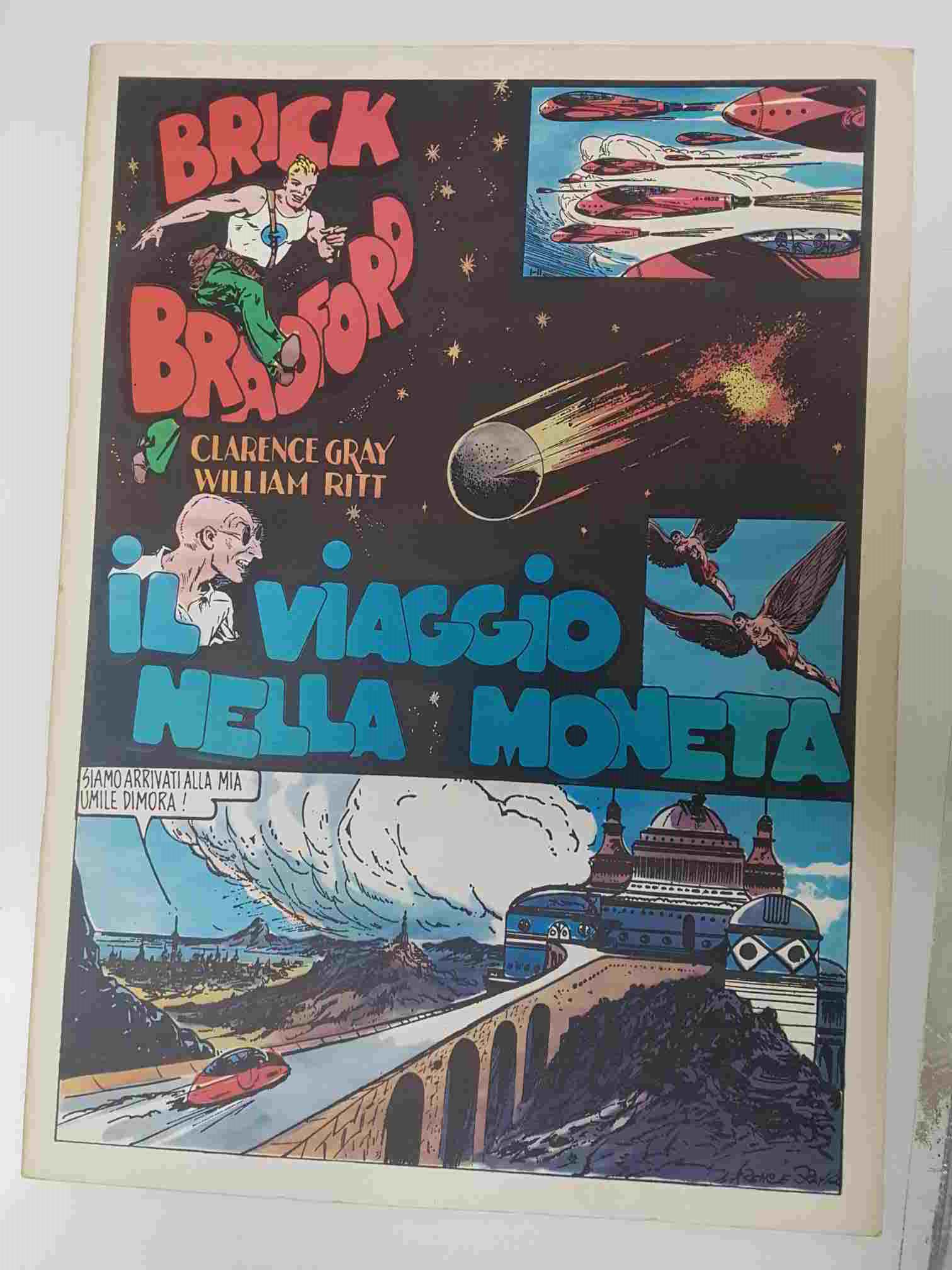 Comic serie Brick Bradford: vol. 2, 1974. Idioma: italiano - il viaggio nella moneta