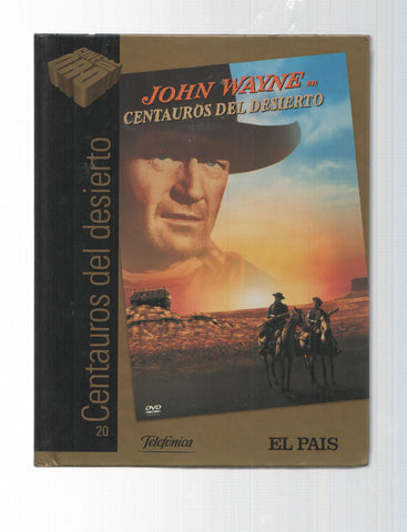 Libro-Pelicula DVD: Cine de Oro num 20 - Centauros del desierto, 1956. Dirigida por John Ford, con John Wayne