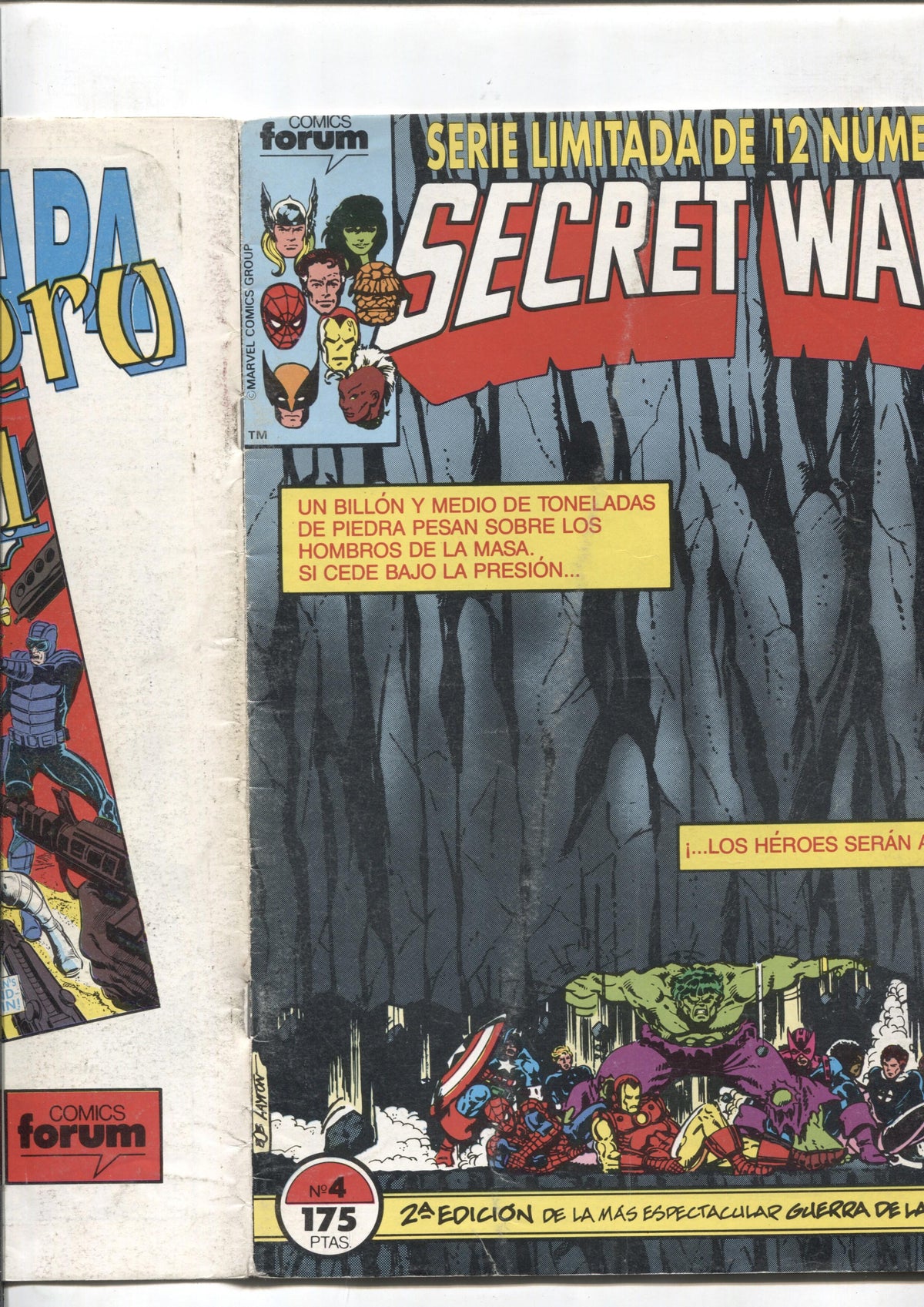 Secret Wars numero 04: serie limitada de 12 numeros (numerado 3 en interior)