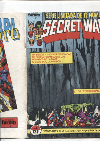 Secret Wars numero 04: serie limitada de 12 numeros (numerado 3 en interior)