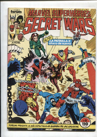 Secret Wars numero 05: la batalla de los 4 ejercitos
