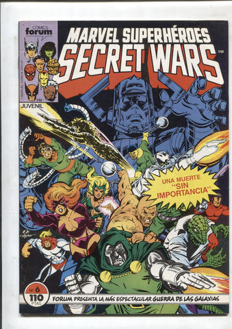 Secret Wars numero 06: Una pequeña muerte (numerado 1 en interior)