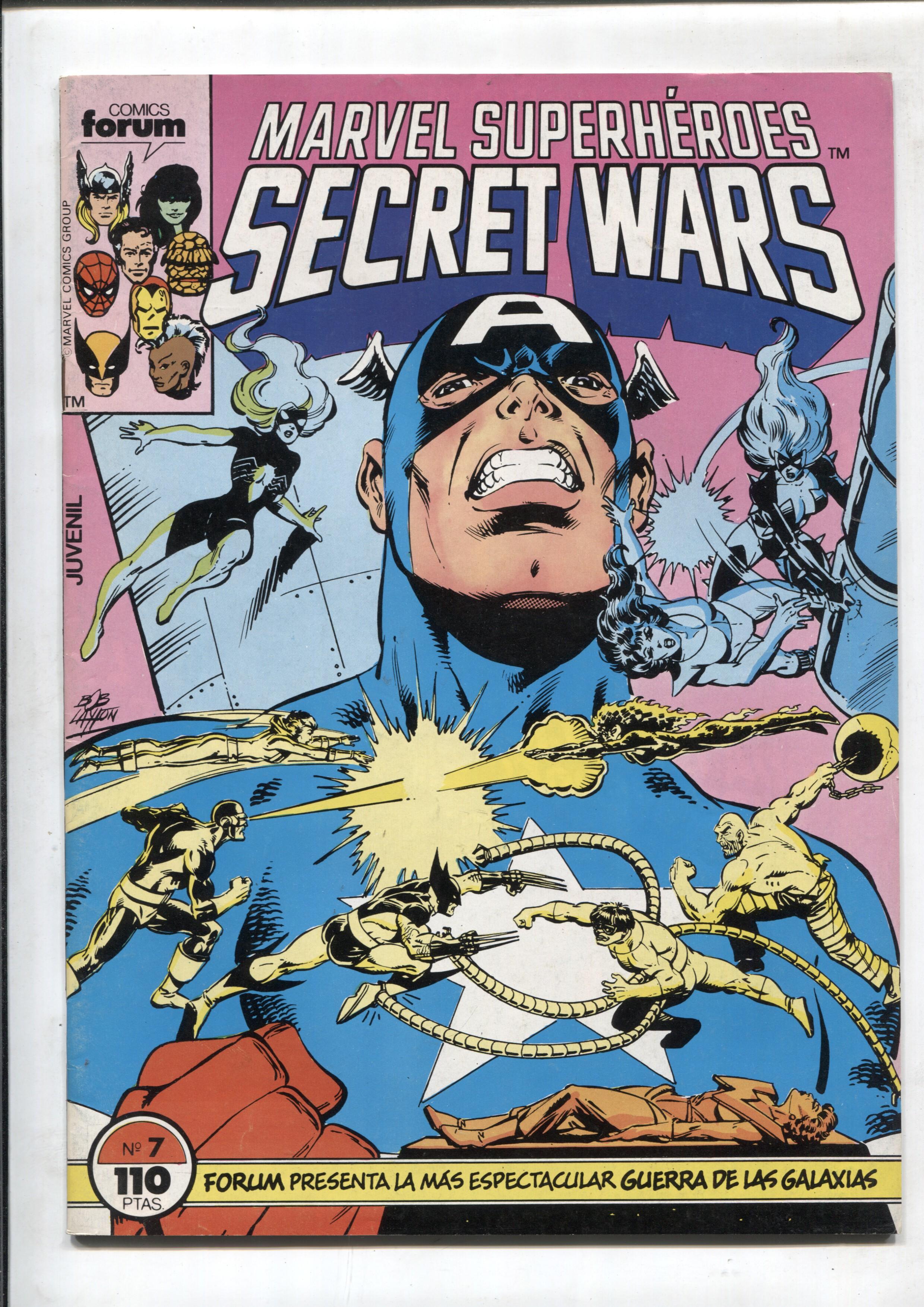 Secret Wars numero 07: Locura (numerado 1 en interior)