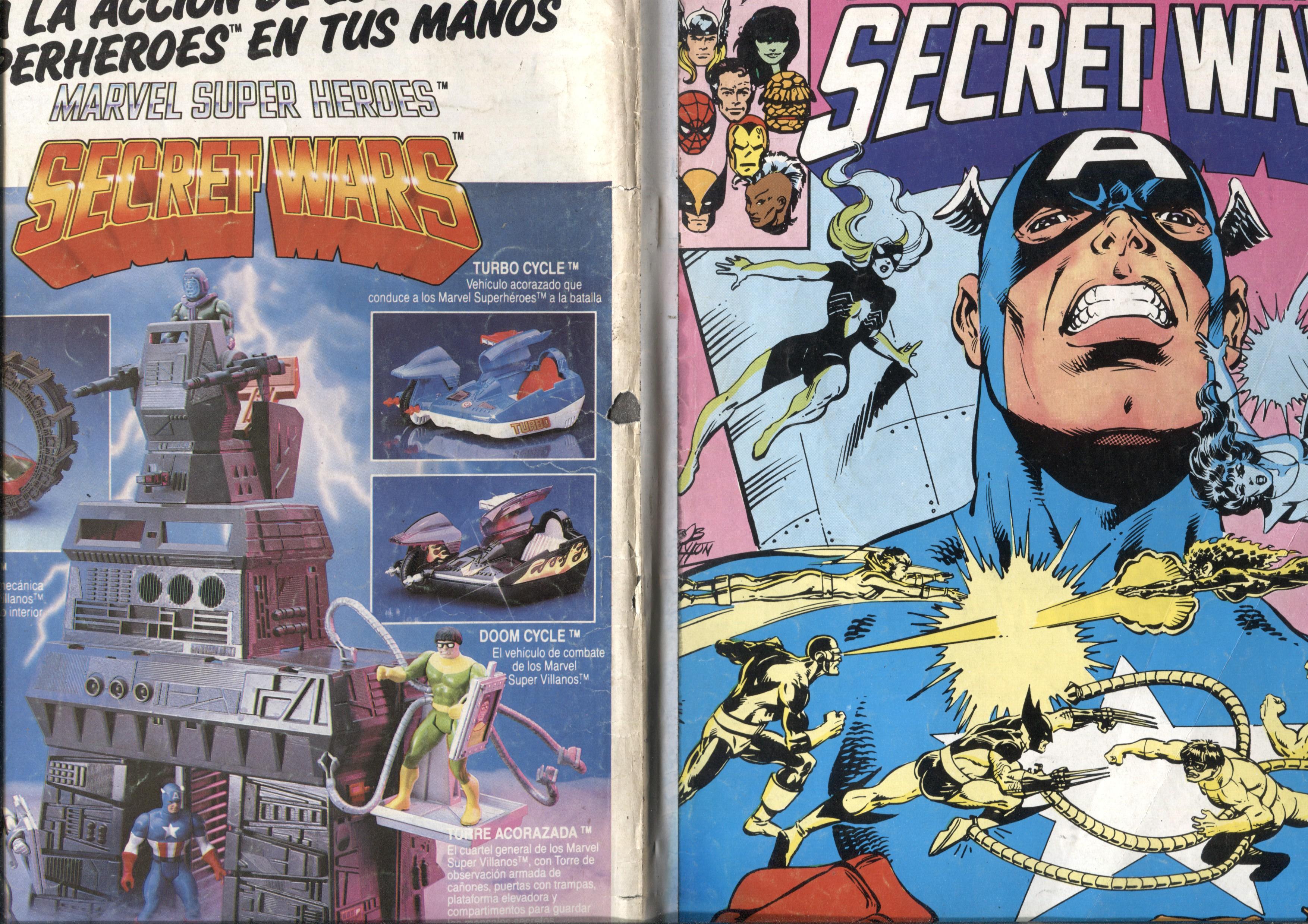 Secret Wars numero 07: Locura (numerado 2 en interior)