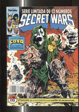 Secret Wars numero 10: serie limitada de 12 numeros (numerado 4 en interior)
