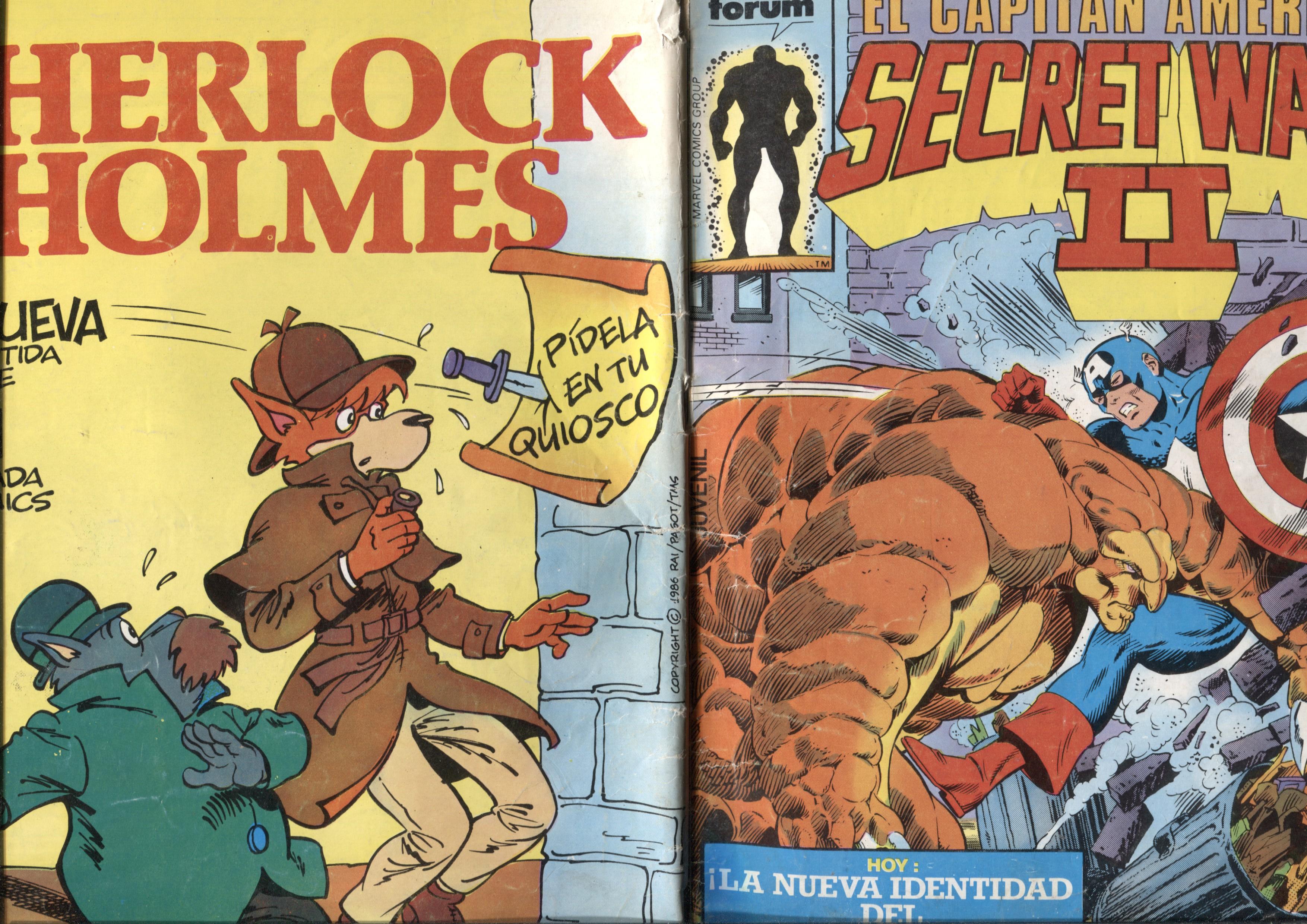 Secret Wars II numero 15: El Capitan America (numerado 2 en interior)