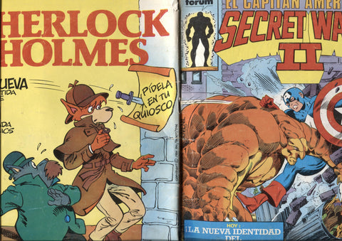 Secret Wars II numero 15: El Capitan America (numerado 2 en interior)