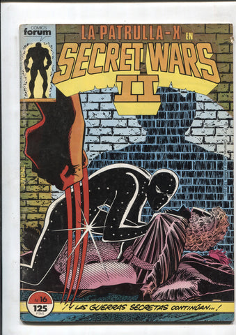 Secret Wars II numero 16: La Patrulla X (numerado 1 en interior)