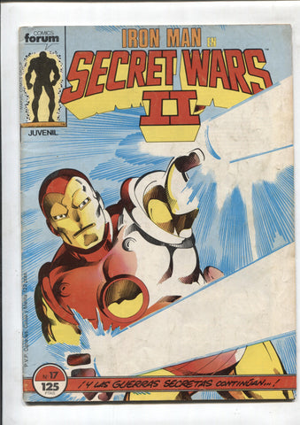 Secret Wars II numero 17: Iron Man (numerado 1 en interior)