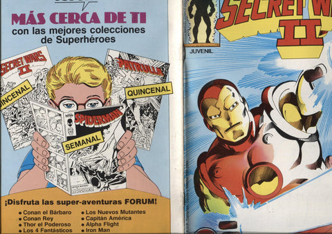 Secret Wars II numero 17: Iron Man (numerado 2 en interior)