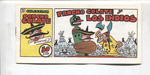 Iranzo: Pancho Colate, facsimil numero 2: Pancho Colate y los indios