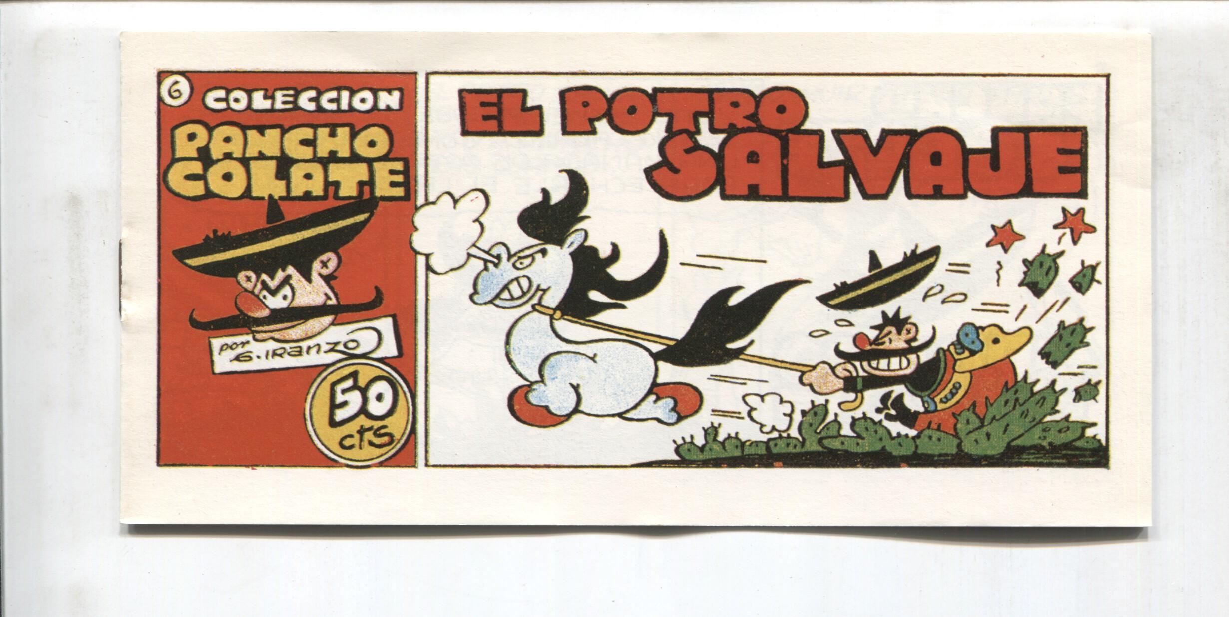 Iranzo: Pancho Colate, facsimil numero 6: El potro salvaje