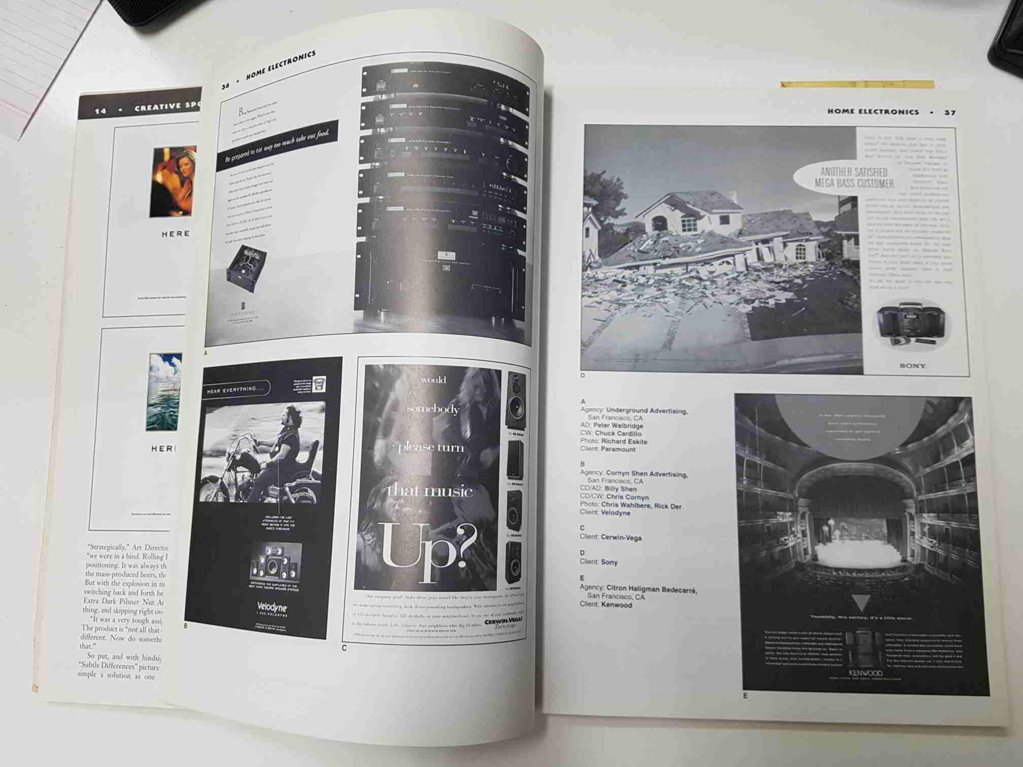 Libro: Us Ad Review, Art Direction num 23. Vol.6 num 4 / Winter 1996