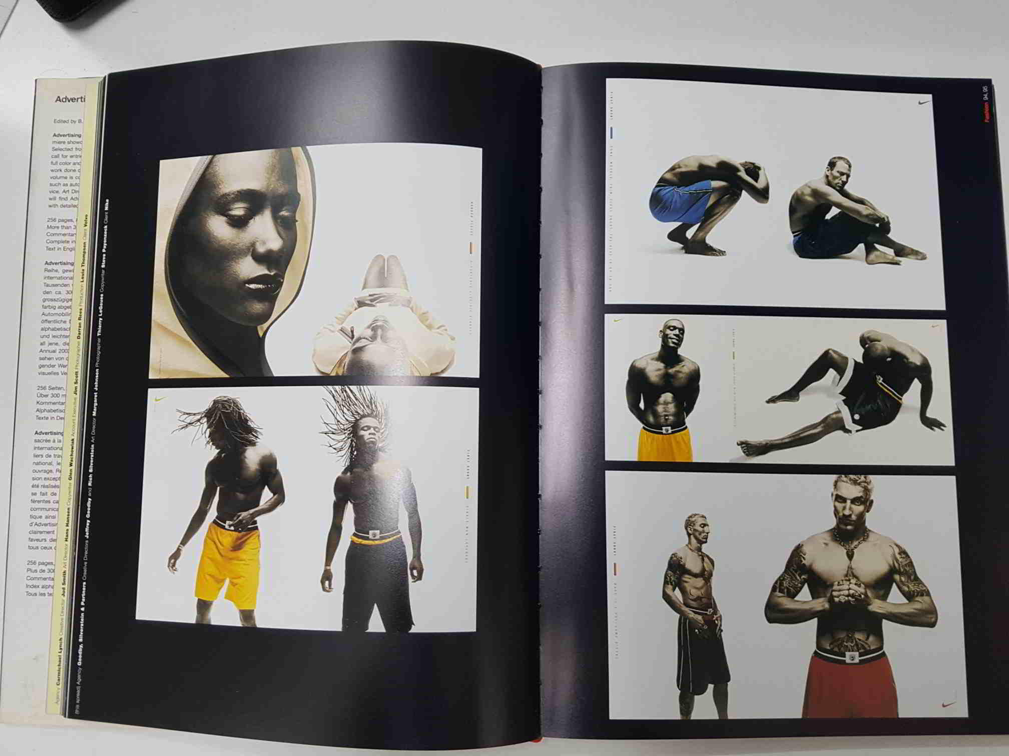 Libro publicidad: Advertising Annual 2002 - Graphis. Los textos estan en aleman, ingles y frances