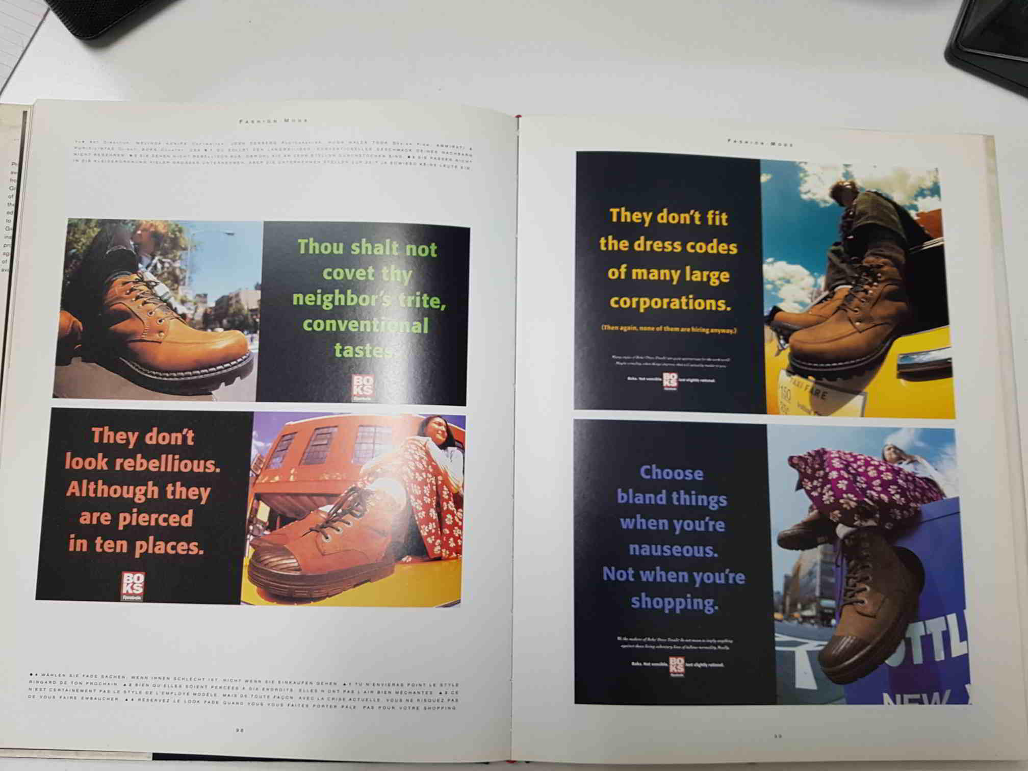Libro: Graphis Advertising 96. Textos en aleman, frances e ingles