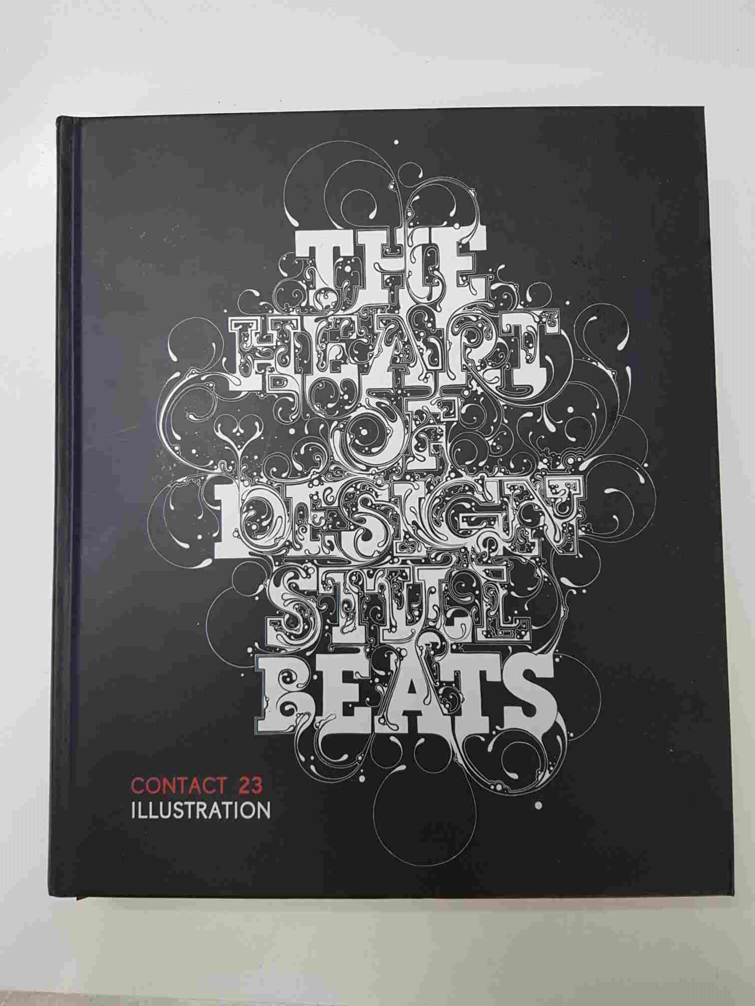 Libro publicidad: Contact 23 Illustration, The Heart of Design Still Beats. Textos en ingles