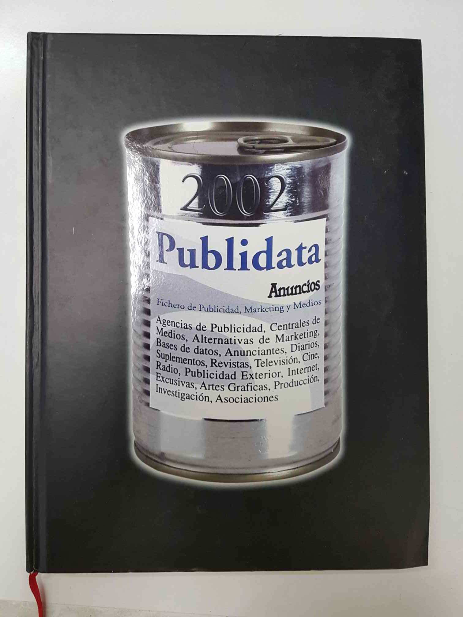 Libro: Publidata Anuncios 2002. Fichero de publicidad, Marketing y Medios