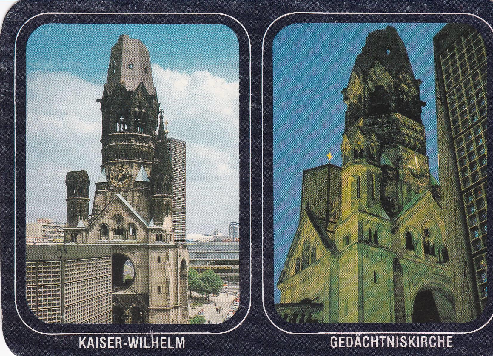 POSTAL B6502: BERLIN: KAISER WILHELM MEMORIAL