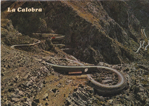 POSTAL B6528: MALLORCA: LA CALOBRA. CARRETERA