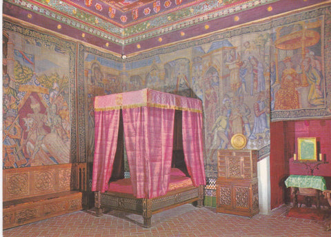 POSTAL B6537: SEGOVIA: EL ALCAZAR. DORMITORIO DEL REY