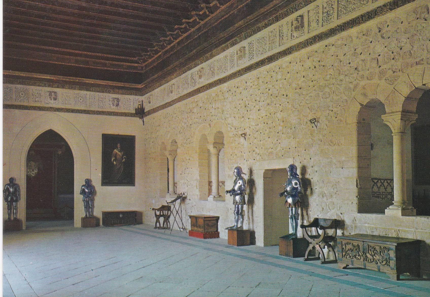 POSTAL B6540: SEGOVIA: EL ALCAZAR. VISTA GENERAL SALA GALERA