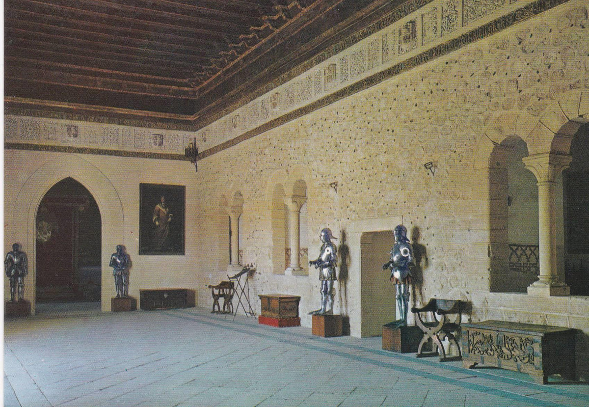 POSTAL B6540: SEGOVIA: EL ALCAZAR. VISTA GENERAL SALA GALERA
