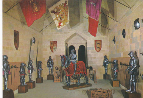 POSTAL B6541: SEGOVIA: EL ALCAZAR. SALA DE ARMAS
