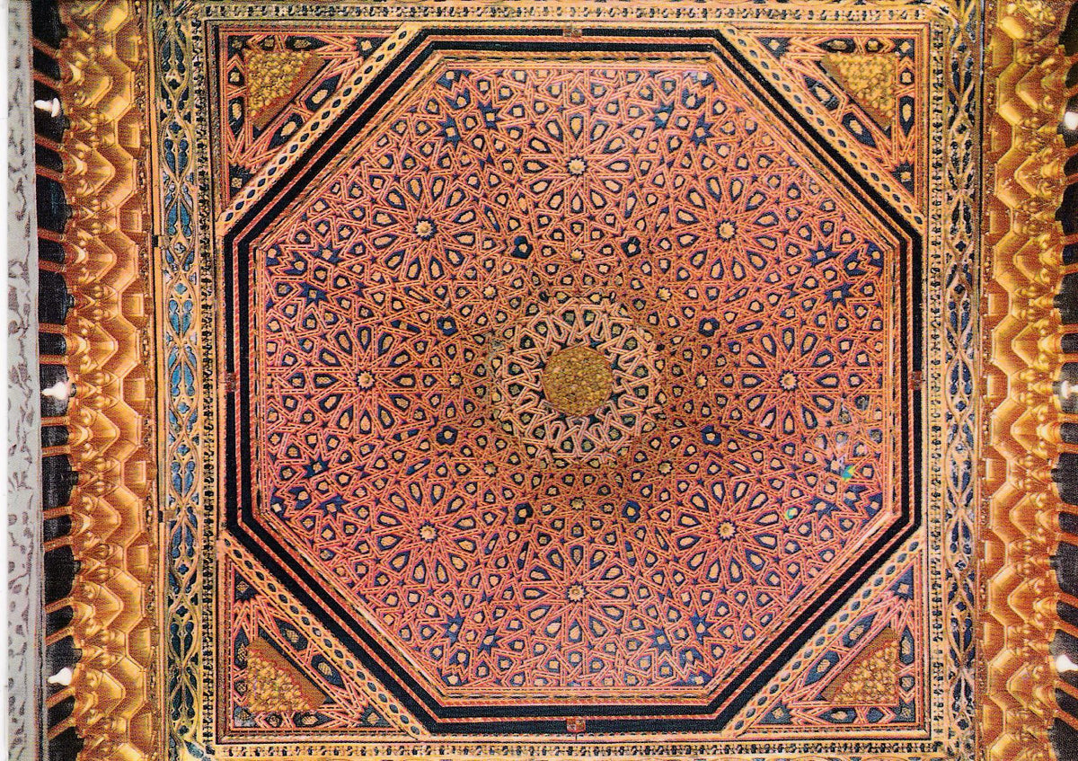 POSTAL B6542: SEGOVIA: EL ALCAZAR. ARTESONADO SALA DEL SOLIO