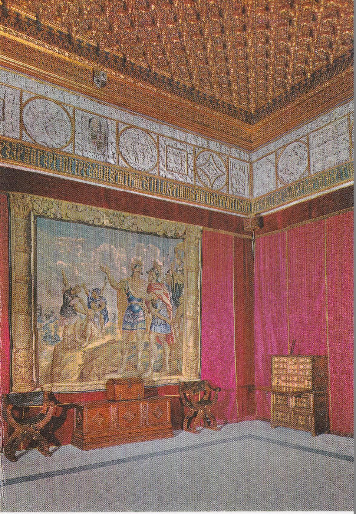 POSTAL B6543: SEGOVIA: EL ALCAZAR. SALA DE LAS PIÑAS