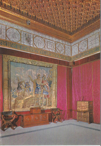 POSTAL B6543: SEGOVIA: EL ALCAZAR. SALA DE LAS PIÑAS