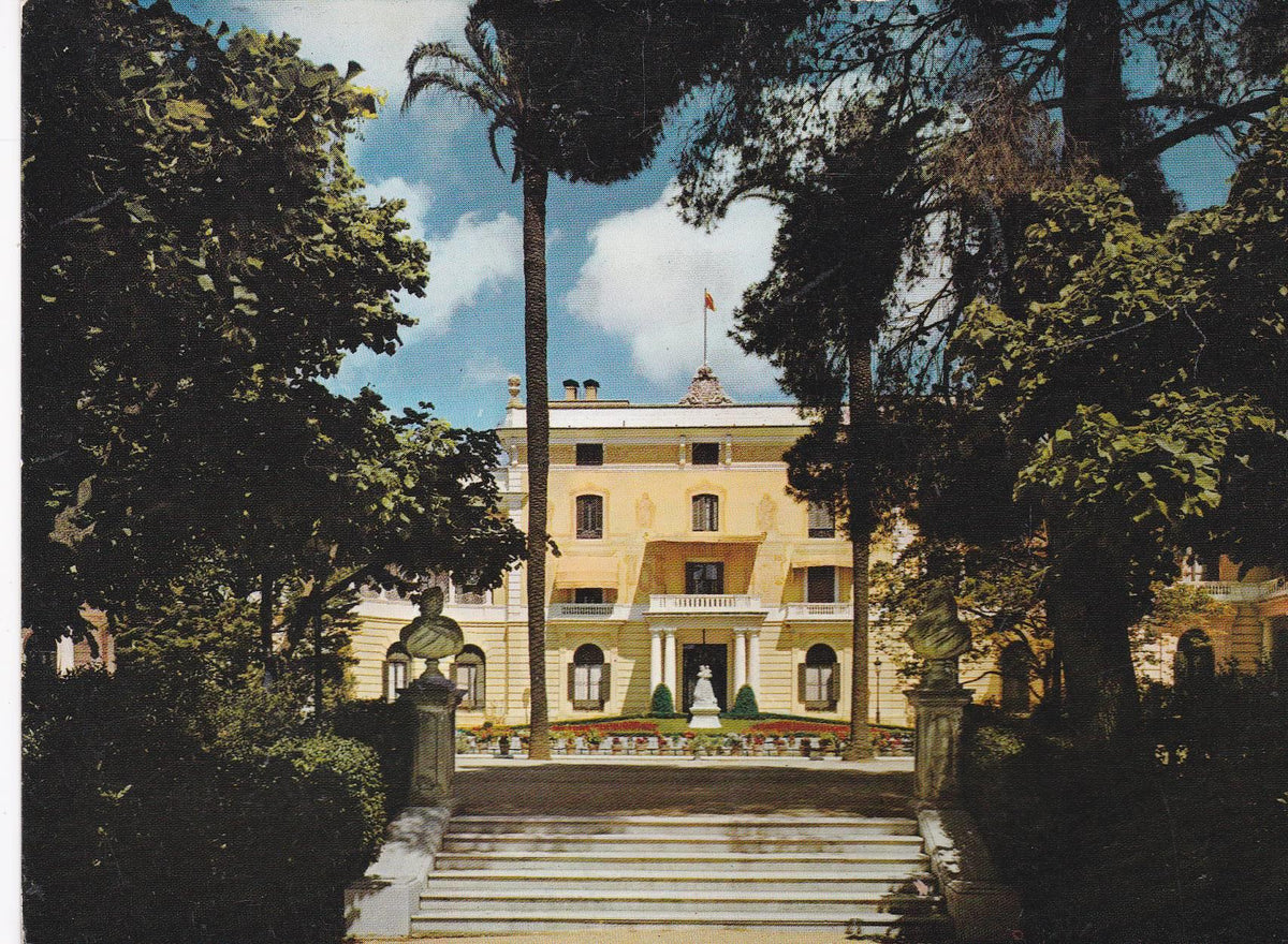 POSTAL B6547: BARCELONA: PALACIO REAL DE PEDRALBES. FACHADA PRINCIPAL