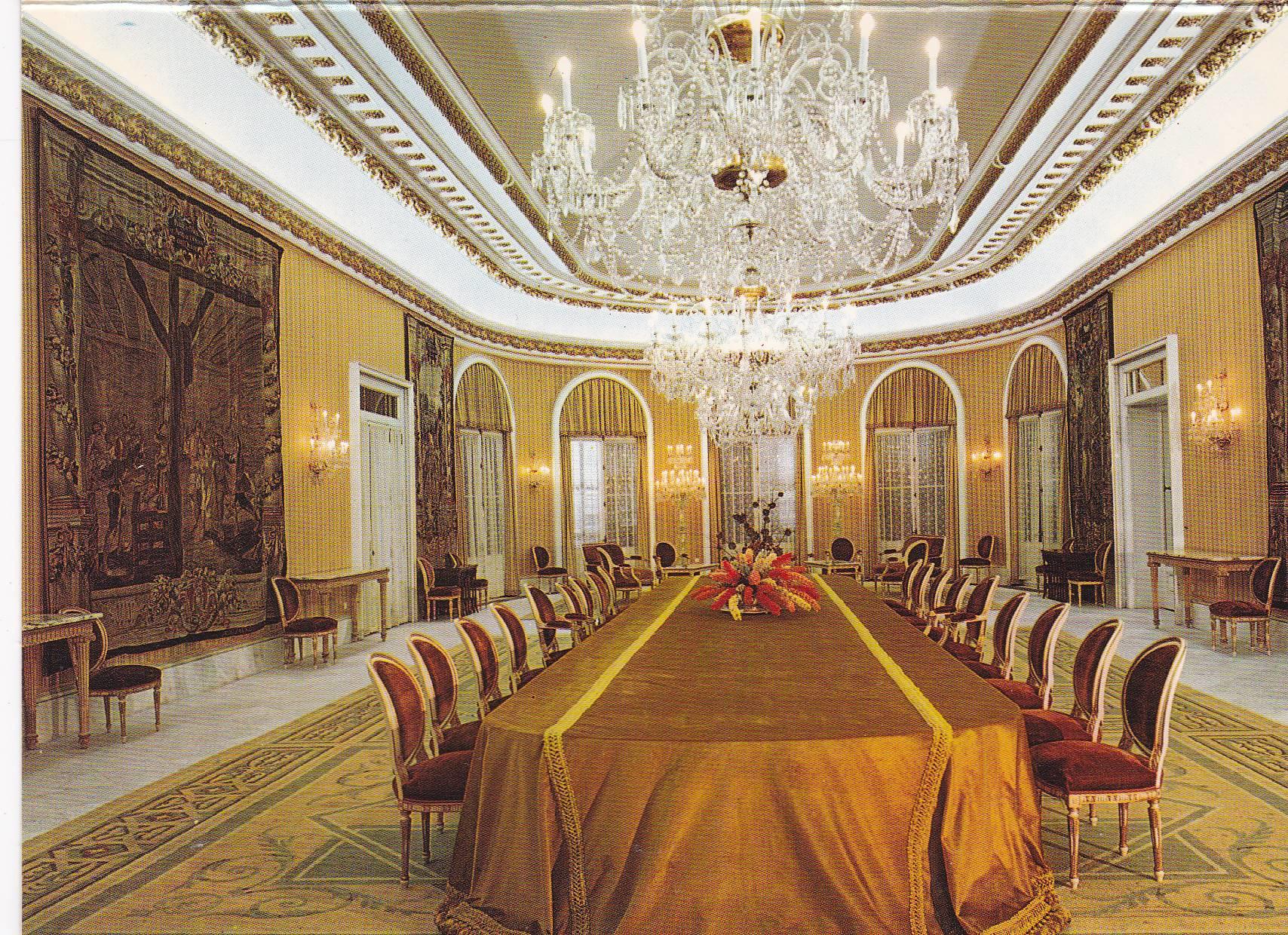 POSTAL B6549: BARCELONA: PALACIO REAL DE PEDRALBES. COMEDOR DE GALA