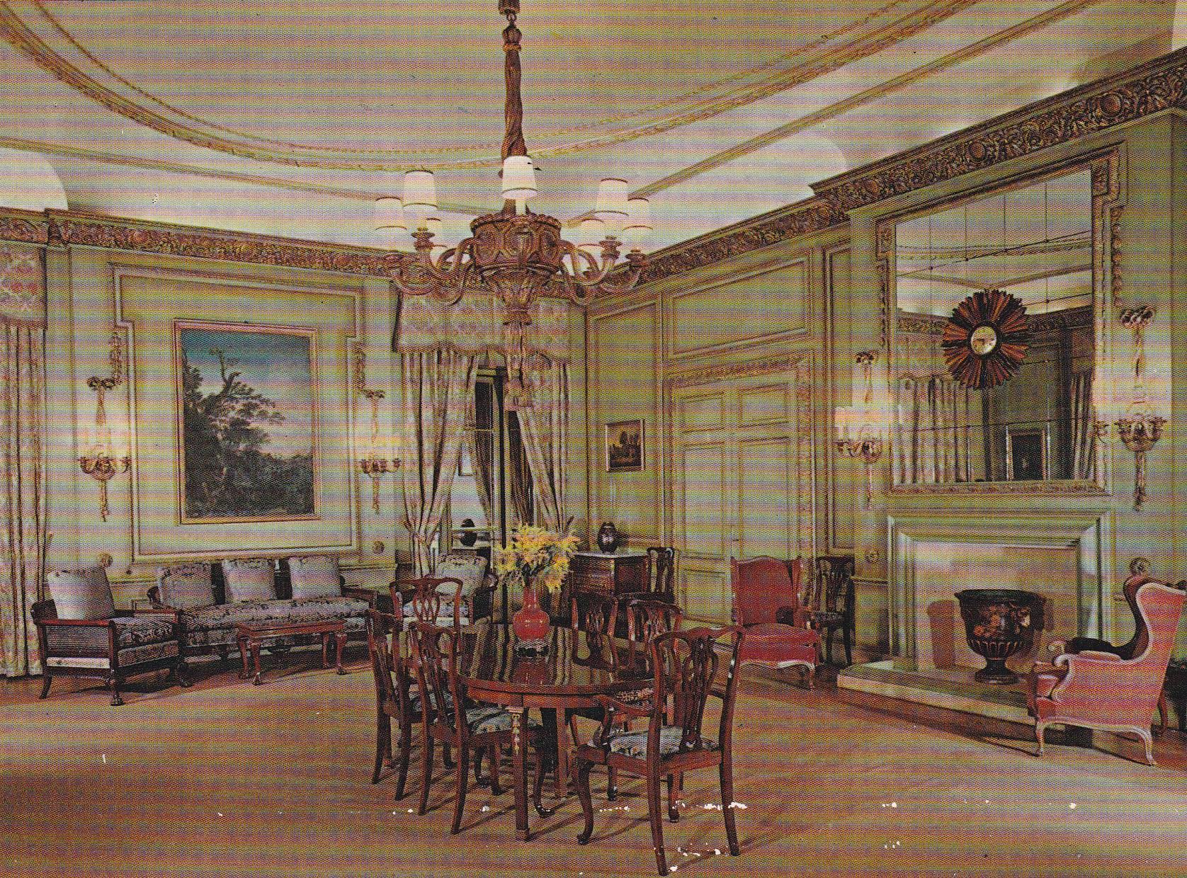 POSTAL B6555: BARCELONA: PALACIO REAL DE PEDRALBES. COMEDOR DE DIARIO