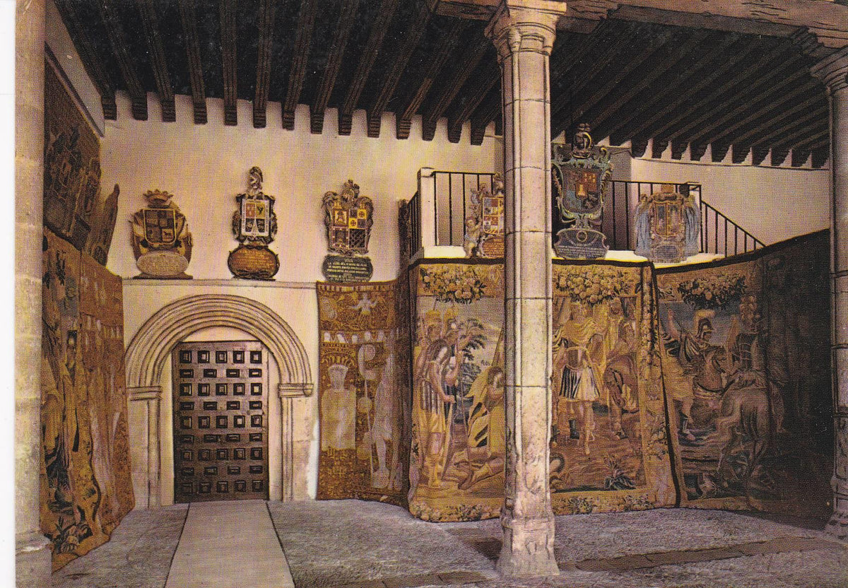 POSTAL B6560: BURGOS: MONASTERIO DE LAS HUELGAS REALES. ENTRADA DE REYES