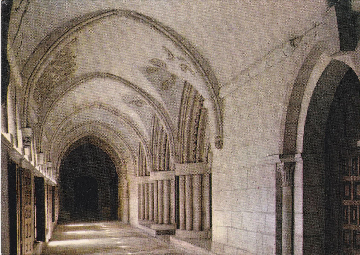 POSTAL B6562: BURGOS: MONASTERIO DE LAS HUELGAS REALES. CLAUSTRO DE ENTRADA SALA CAPITULAR