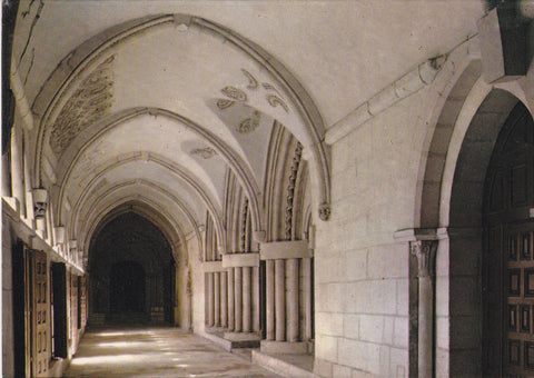 POSTAL B6562: BURGOS: MONASTERIO DE LAS HUELGAS REALES. CLAUSTRO DE ENTRADA SALA CAPITULAR