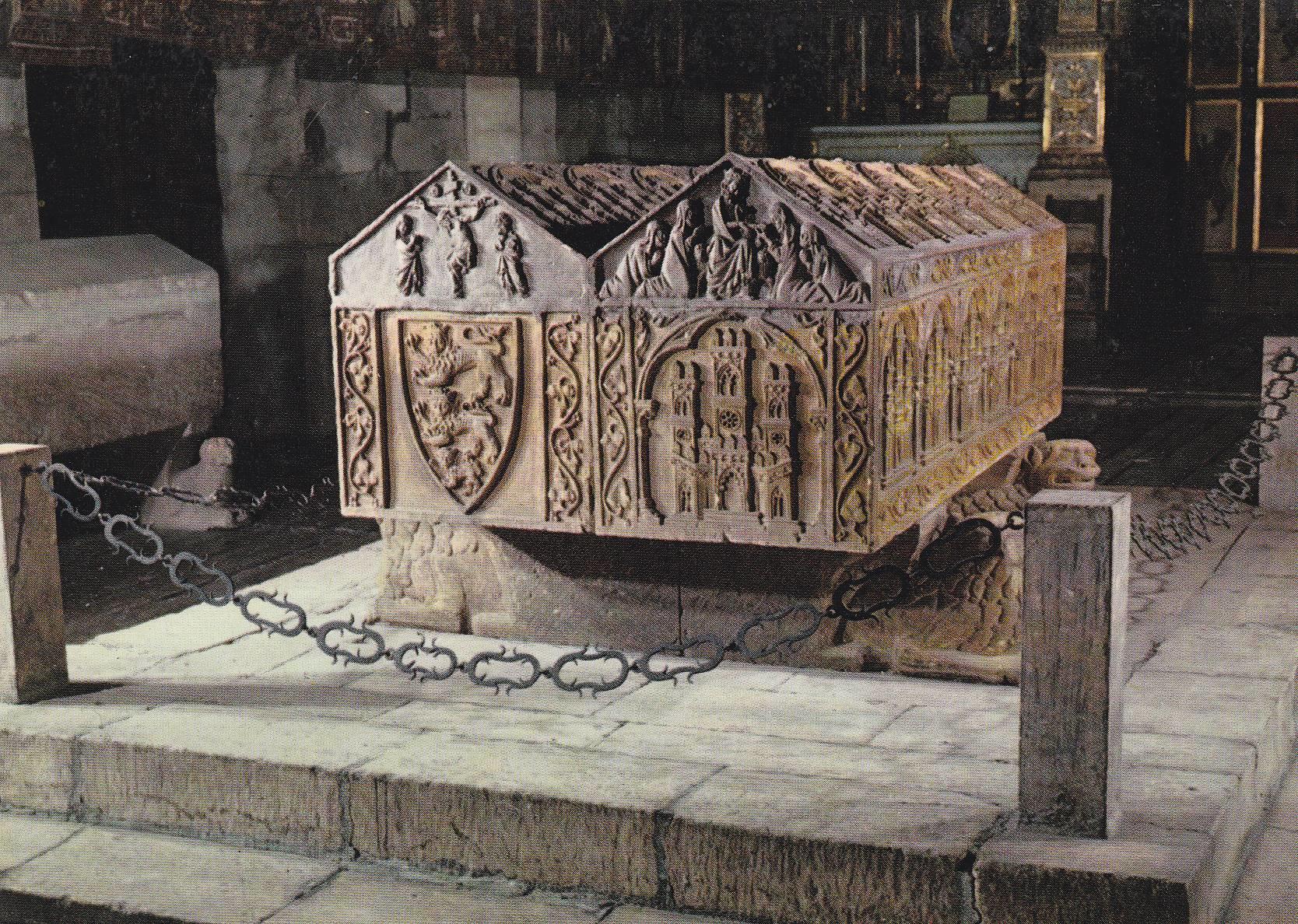 POSTAL B6566: BURGOS: MONASTERIO DE LAS HUELGAS REALES. SEPULCROS ALFONSO VIII Y LEONOR DE INGLATERRA
