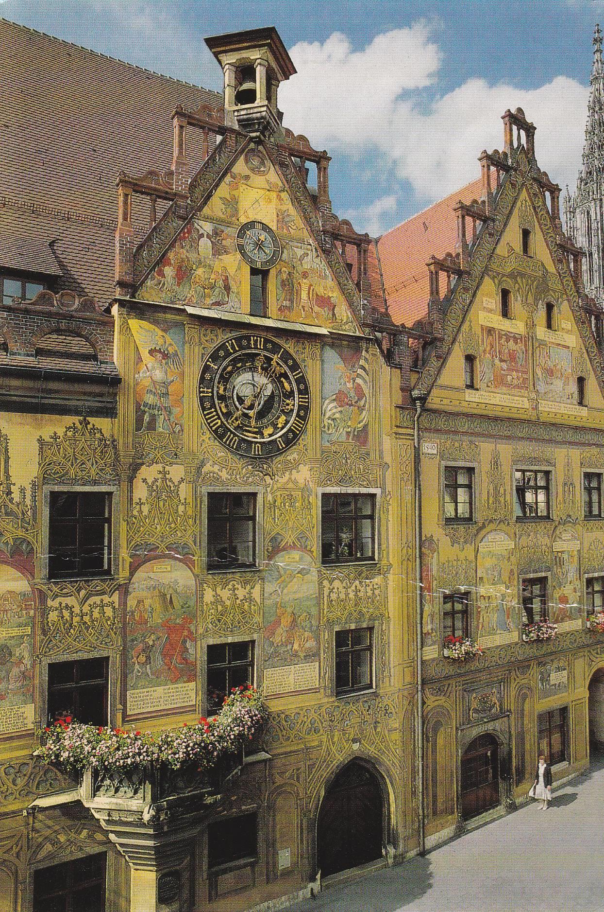 POSTAL B6604: ALEMANIA: ULMER RATHAUS