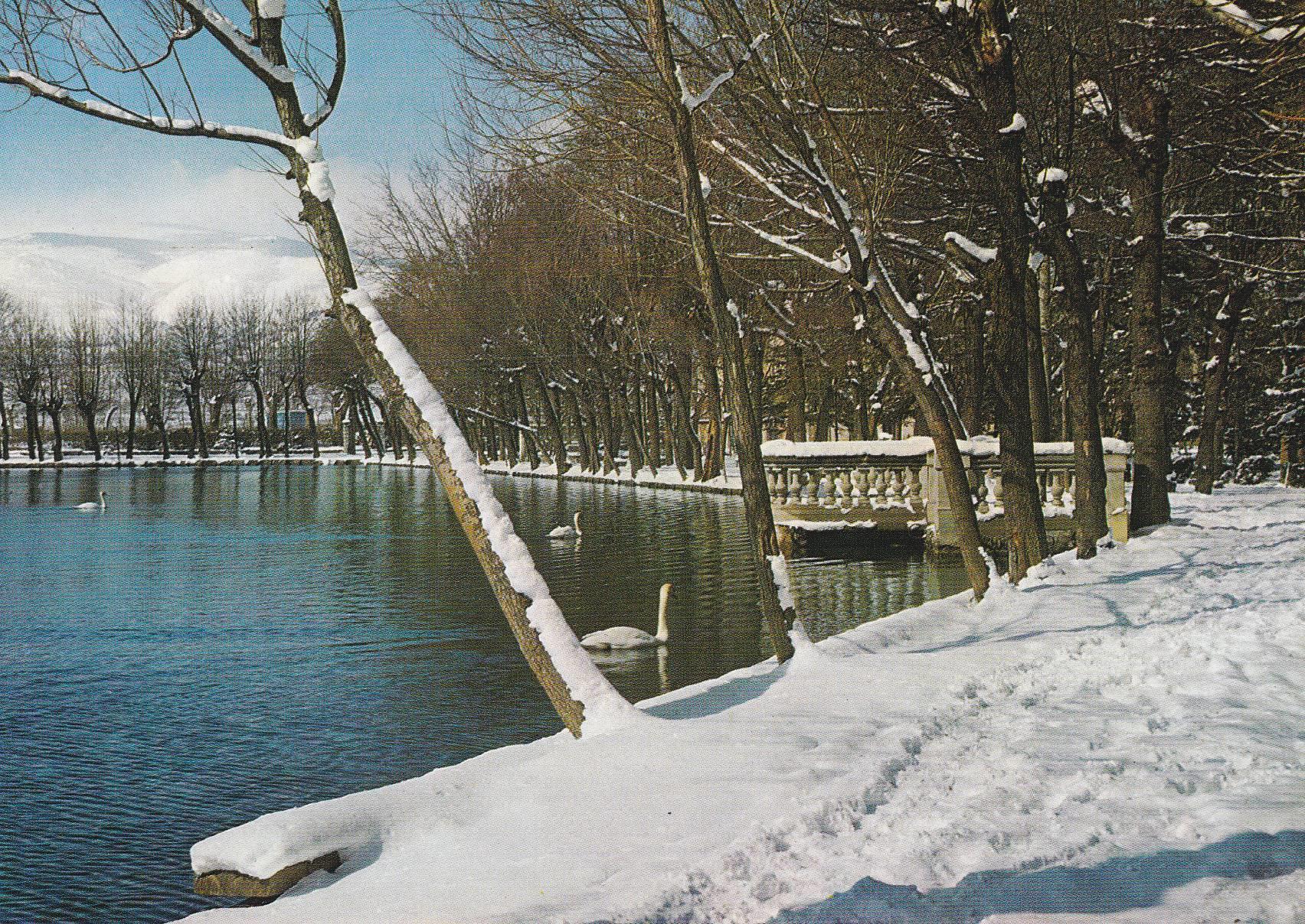POSTAL B6616: PUIGCERDA: LAGO EN INVIERNO