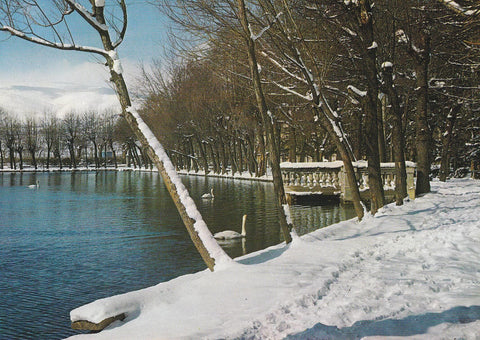 POSTAL B6616: PUIGCERDA: LAGO EN INVIERNO