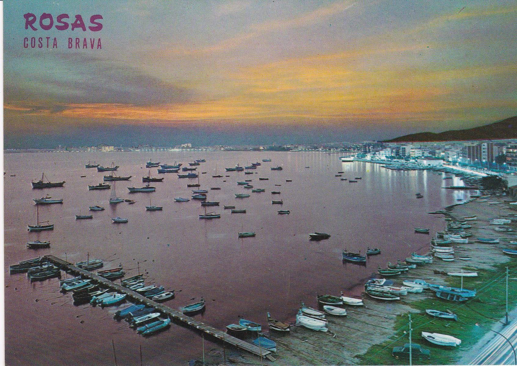 POSTAL B6617: ROSAS: CREPUSCULO