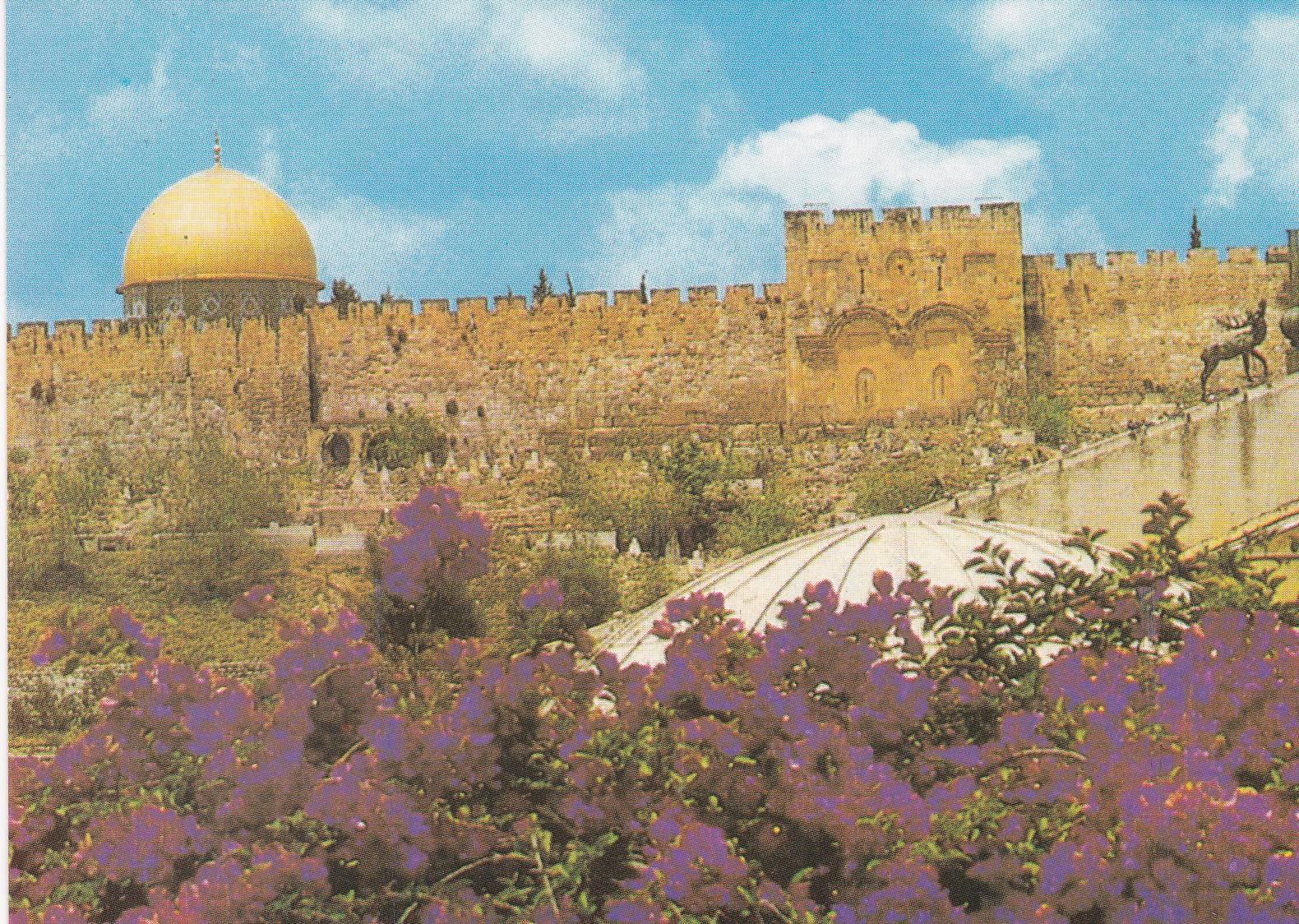 POSTAL B6655: JESURALEM: CIUDAD ANTIGUA. PUERTA DE ORO
