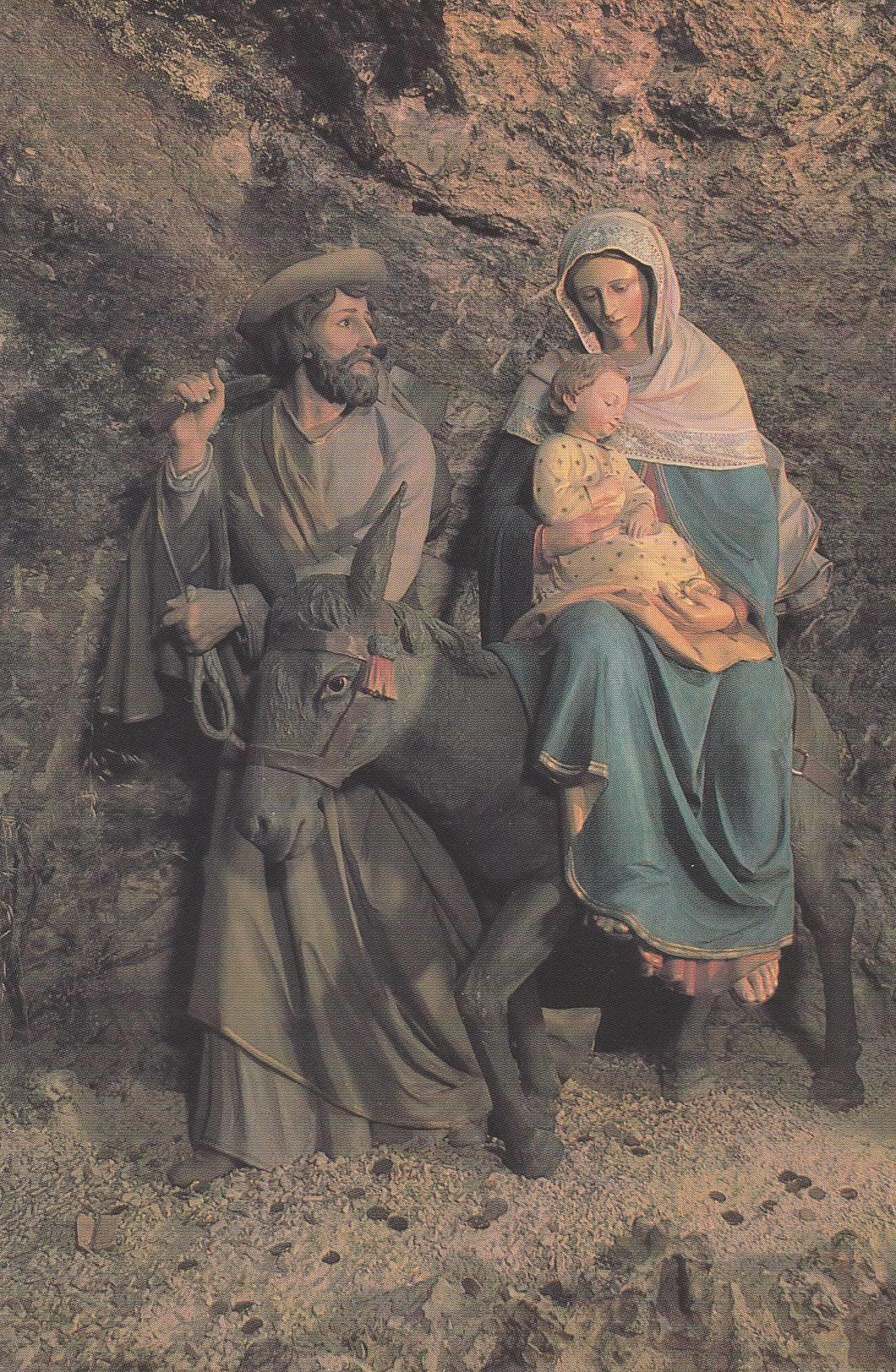 POSTAL B6668: JESURALEM: CIUDAD ANTIGUA. HOLY FAMILY
