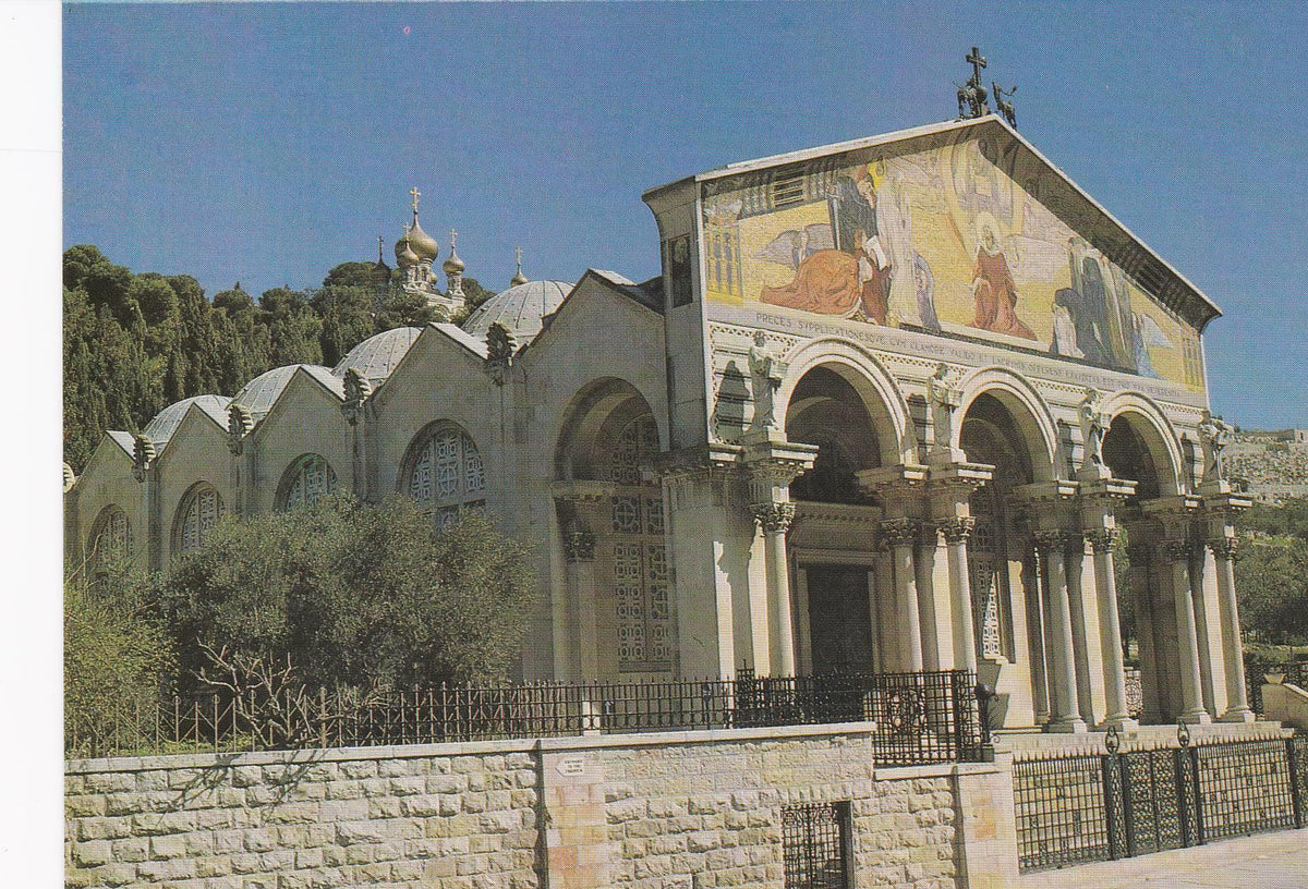 POSTAL B6673: JESURALEM: CIUDAD ANTIGUA. IGLESIA JARDIN DE GETSEMANI