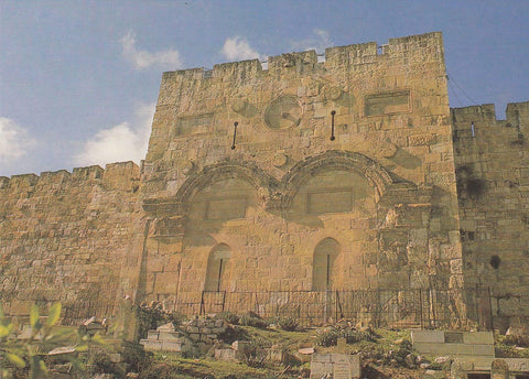 POSTAL B6677: JESURALEM: CIUDAD ANTIGUA. PUERTA DE ORO