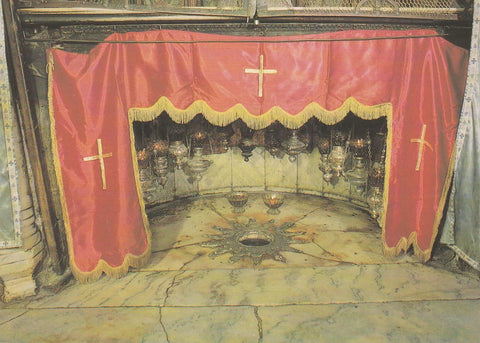 POSTAL B6679: JESURALEM: BELEN. ESTRELLA DE BELEN