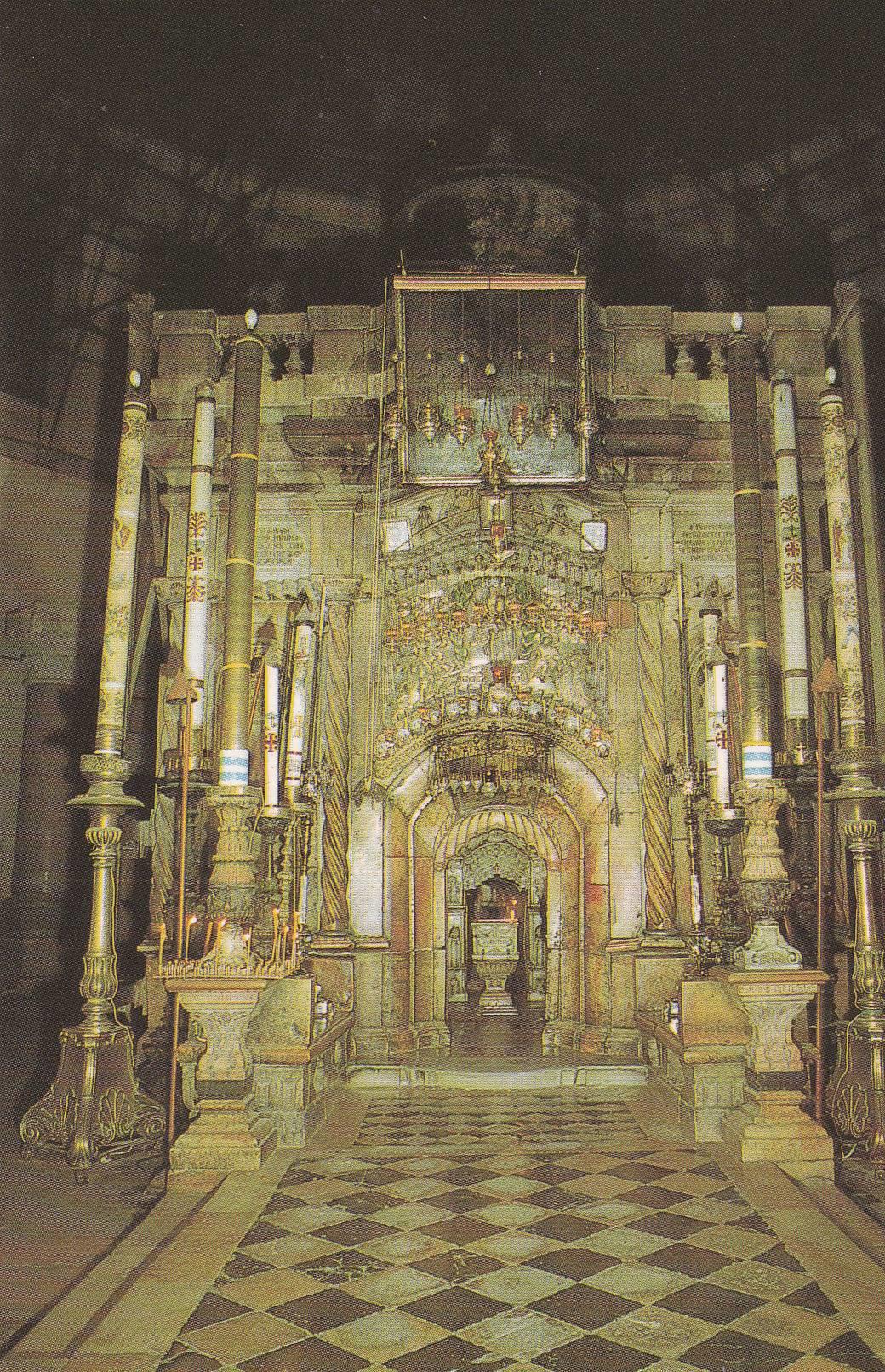 POSTAL B6682: JESURALEM: CIUDAD ANTIGUA. INTERIOR SANTO SEPULCRO