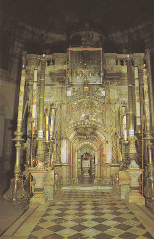 POSTAL B6682: JESURALEM: CIUDAD ANTIGUA. INTERIOR SANTO SEPULCRO